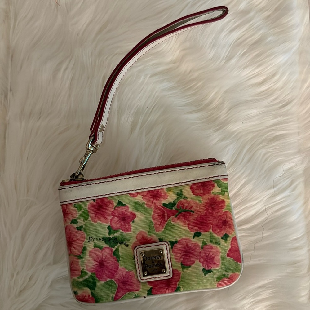 Dooney & Bourke floral wristlet